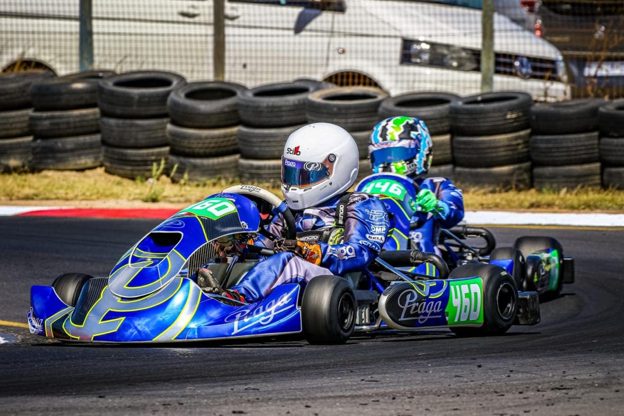 Stier Racing karts on track